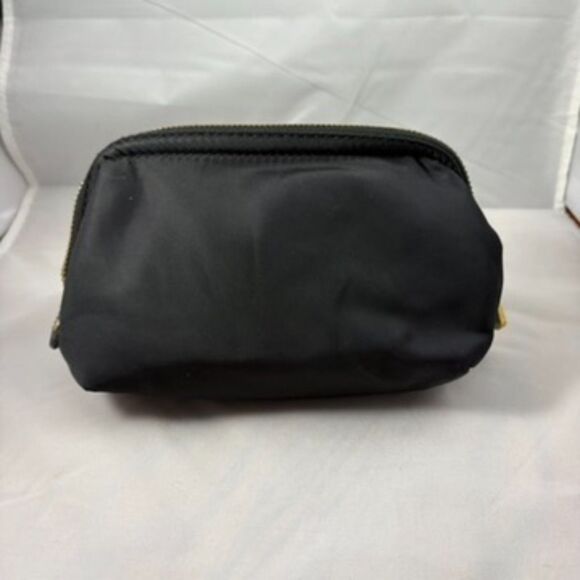 MARC BY MARC JACOBS Black Nylon Cosmetic Bag with Gold Zipper - Picture 3 of 5